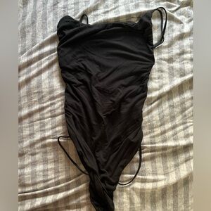 SHEIN Sleek Black Bodysuit